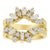 Baguette Diamond Ring Guard, Size 3 For Sale