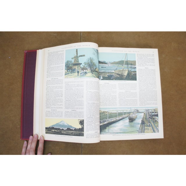 Antique 1937 Hammond’s Perpetual Atlas of the World 1935 Folio Map Book For Sale - Image 14 of 16