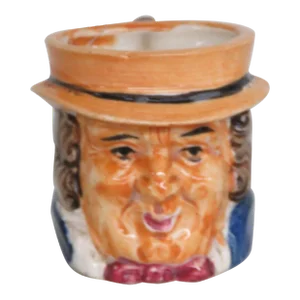 Porcelain Small Character Toby Mug Made in Occupied Japan 3961b