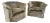 Pair of Marge Carson Swivel Club Chairs For Sale