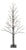 LEDBlack Glittered Twig Tree 48"H For Sale