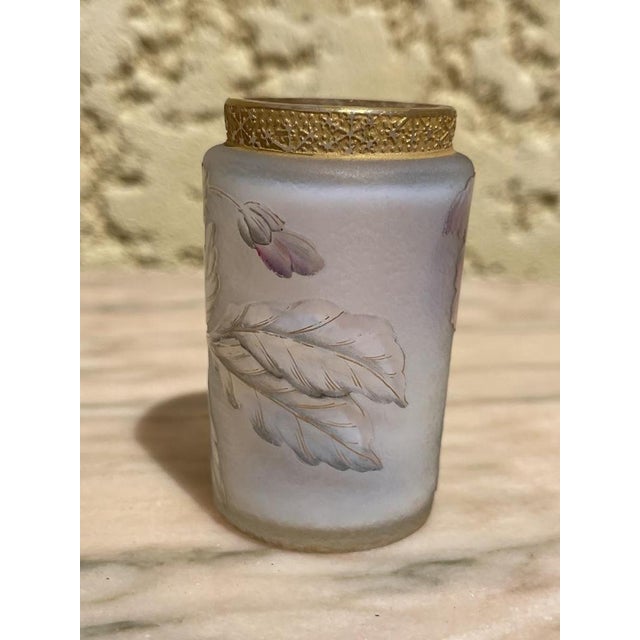Daum Vase in Glass Paste For Sale - Image 10 of 11