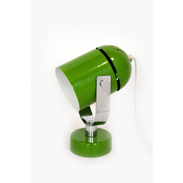 A pair of lamps designed by Stanislav Indra, produced in Czechoslovakia in the 1970s. They can function as table lamps or...