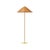 Mid-Century Modern Mid-Century Modern 1935 Paavo Tynell Model 9602 Brass and Rattan Floor Lamp With Canvas Shade For Sale - Image 3 of 16