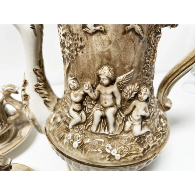 Coffee Service by R. Capodimonte, 1960s, Set of 12 For Sale - Image 18 of 18