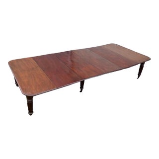 19th Century English Mahogany Dining Table, Likely by Gillows For Sale