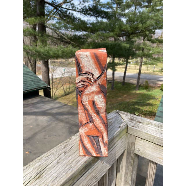 Four-Sided Figural Terracotta Sculpture For Sale - Image 4 of 9