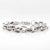 Konstantino Plato Sterling Silver & Black Spinel Cable Link Bracelet For Sale - Image 4 of 12