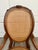 Wood Antique Victorian Carved Wood Hand-Caned Rocking Chair For Sale - Image 7 of 17