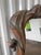 Hollywood Regency Solid Wood Carved Hand Painted Swan and Palm 50" Tall Mirror For Sale - Image 3 of 3