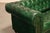 2020s Chesterfield Style Green Leather Sofa For Sale - Image 5 of 16