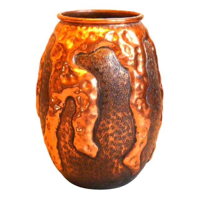 Brassware Vase by Goardère, 1930s-1940s For Sale