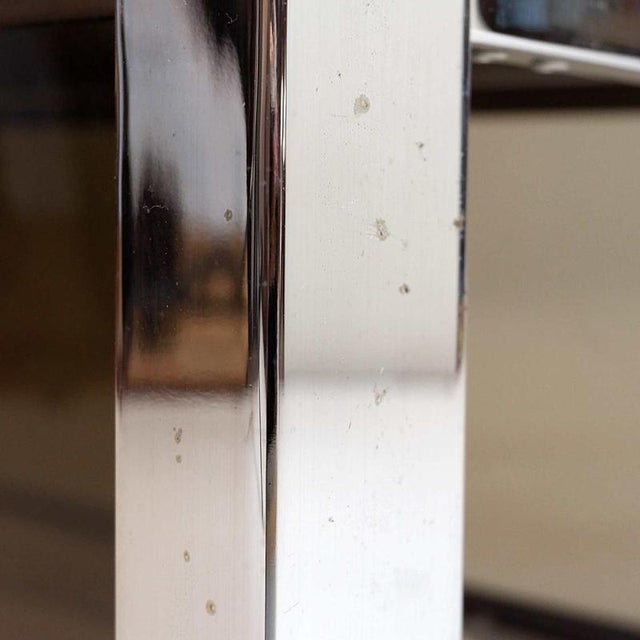 Silver Coffee Table attributed to Belgo Chrome De Wulf, Belgium, 1960s For Sale - Image 8 of 11