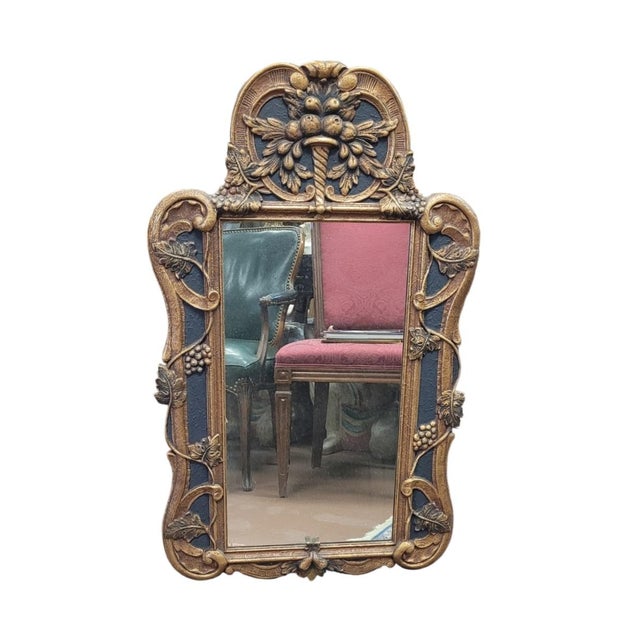 Antique Country French Wall Mirror For Sale - Image 9 of 9