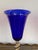 Late 20th Century Set of Three Modern Murano Glass Goblets, Blue, Red and Amethys For Sale - Image 12 of 18