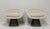 Antique White Warren Platner for Knoll Bronze Frame Lounge Chairs in Holly Hunt Teddy For Sale - Image 8 of 8