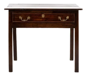 Antique Side Table in Oak, 1730s