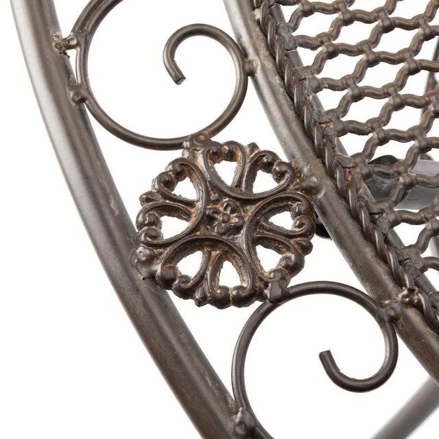 Genson Halfmoon Console Table - Unearthed Rust For Sale - Image 9 of 12