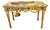 18th C. Italian Neoclassical Parcel Gilt Console For Sale
