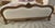 French Louis XV Upholstered bed frame, a reclaimed weathered satin finish upholstered; exhibits features typical of Rococo...