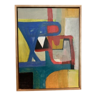 Floater Framed Contemporary Abstract Original Painting For Sale