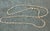 14k Gold Fancy Diamond Cut Italian Rose Gold Chain, 18" Long For Sale - Image 9 of 18