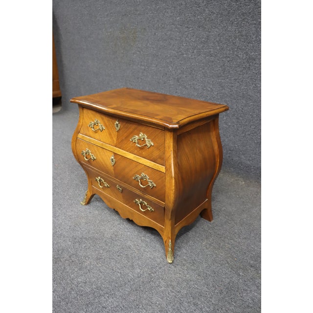 Late 20th Century Baker French Bombay Style Nightstand For Sale In Philadelphia - Image 6 of 10