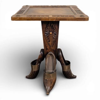 Brutalist Side Table in the style of Savina For Sale
