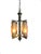 Art Deco Amsterdamse School Geometric Chandelier with Satinated Tubes, 1930 For Sale - Image 3 of 7