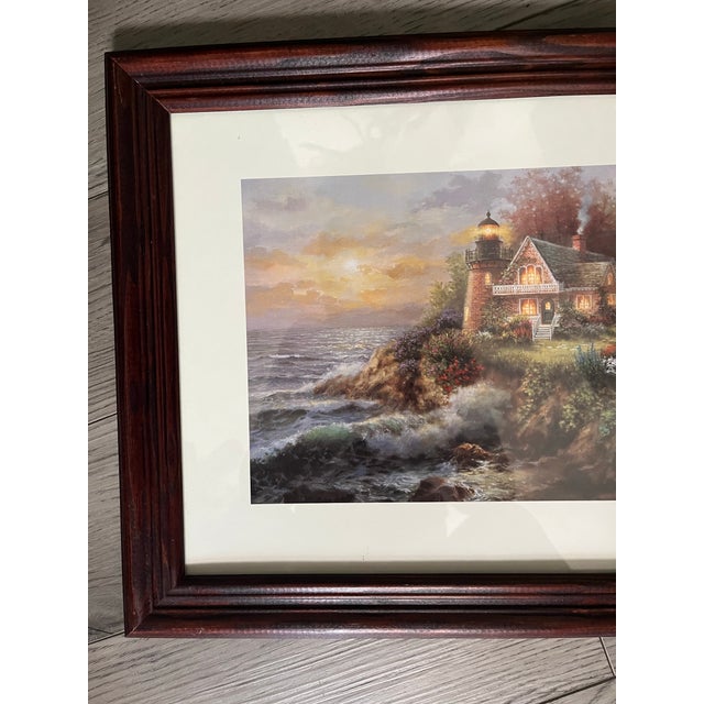 “Guardian of the Sea” Matted & Framed Painting (29” X 24”) by Nicky Boehme For Sale - Image 4 of 6