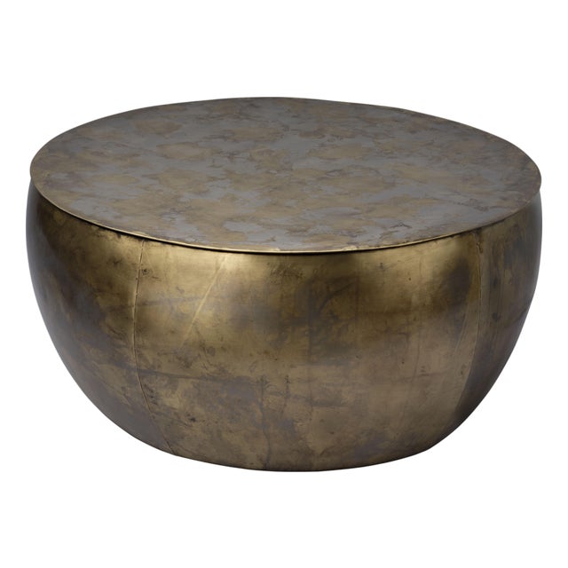 Jamie Young Aphrodite Iron Coffee Table, Gold For Sale