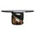 Not Yet Made - Made To Order "Sparrow" Round Table With Stainless Steel, Bronze Details, Handmade For Sale - Image 5 of 7