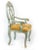 Italian 19th C Style Venetian Painted Italian Arm Chair For Sale - Image 3 of 5