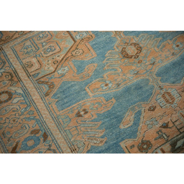 Textile 1940s Vintage Persian Hamadan Pomegranate Medallion Rug For Sale - Image 7 of 12