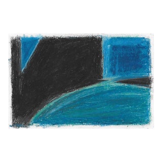 1960s Abstract Pastel Landscape For Sale