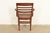 Antique Arts & Crafts Carved Walnut Banker's Chair, Circa 1920s For Sale - Image 11 of 12