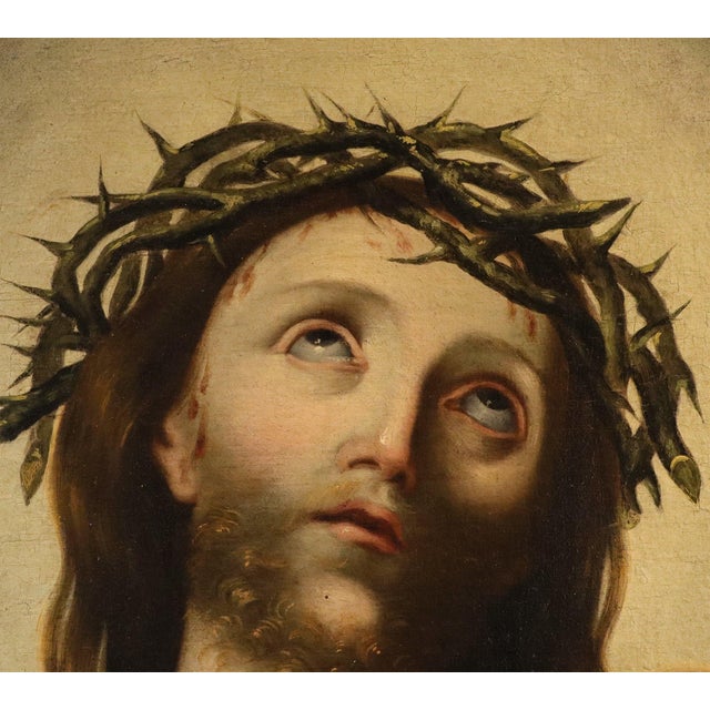 Guido Reni, Ecce Homo, 1660, Oil on Canvas For Sale - Image 11 of 15