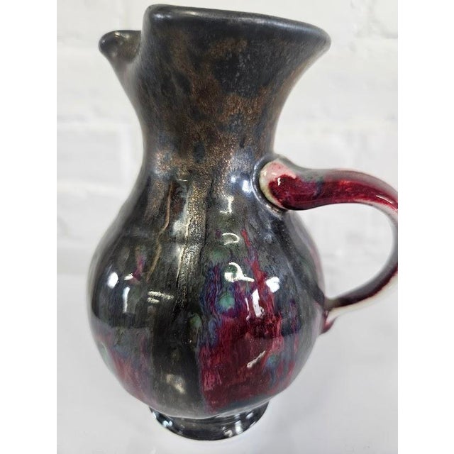 Ceramic Edgecomb Potters Small Traditional Pitcher For Sale - Image 7 of 7