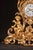 1840s French Louis XV Ormolu Gold Bronze Mantel Clock Set 3pc For Sale - Image 10 of 16