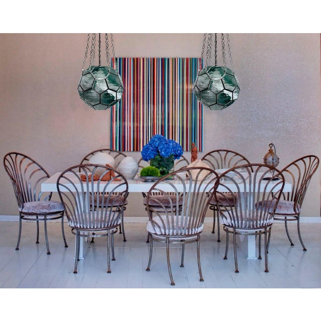 Contemporary Marjorie Skouras 24" Honeycomb "North Sea" Lantern For Sale In Los Angeles - Image 6 of 12