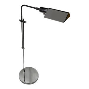Mid Century Modern Koch & Lowy Omi Chrome Task Floor Lamp