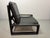 Mid-Century Brutalist Black Leather Lounge Chairs with Black Wooden Frames by Sonja Wasseur, Netherlands, 1970s, Set of 2 For Sale - Image 10 of 14