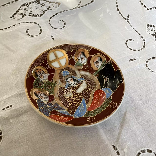 Chinese Early 20th Century Lucky China Plates- Set of 2 For Sale - Image 3 of 4