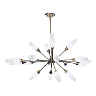 Revelation Mid-Century Modern Style Agapanthus Chandelier For Sale