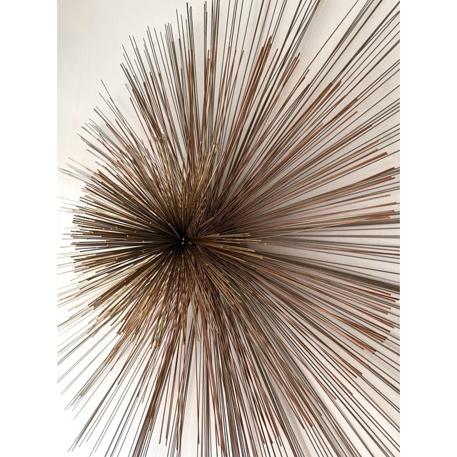 Large Metal Brass Abstract Wall Sculpture by Curtis Jere. Usa, 1980s For Sale - Image 10 of 12