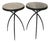 Marble Top Side Tables 1990s - A Pair For Sale
