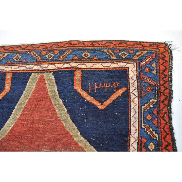 1950s 1950s Minimalist Tribal Rug - 4.4 X 6.6 For Sale - Image 5 of 11