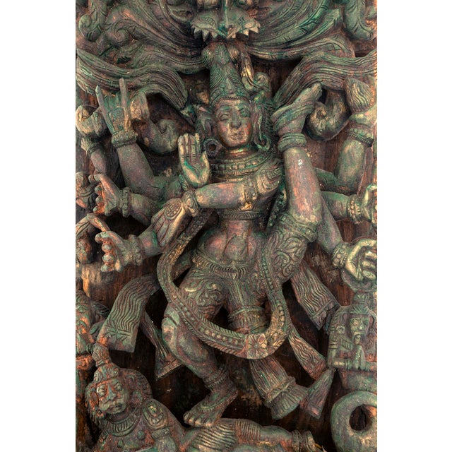 Vintage Hindu WoodCarving India