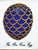 French House of Faberge & Limoges Porcelain Tray With Hand Painted Parcel Gilt Pine Cone Egg For Sale - Image 3 of 11