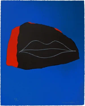 1960s Emerson Woelffer Abstract Lithograph